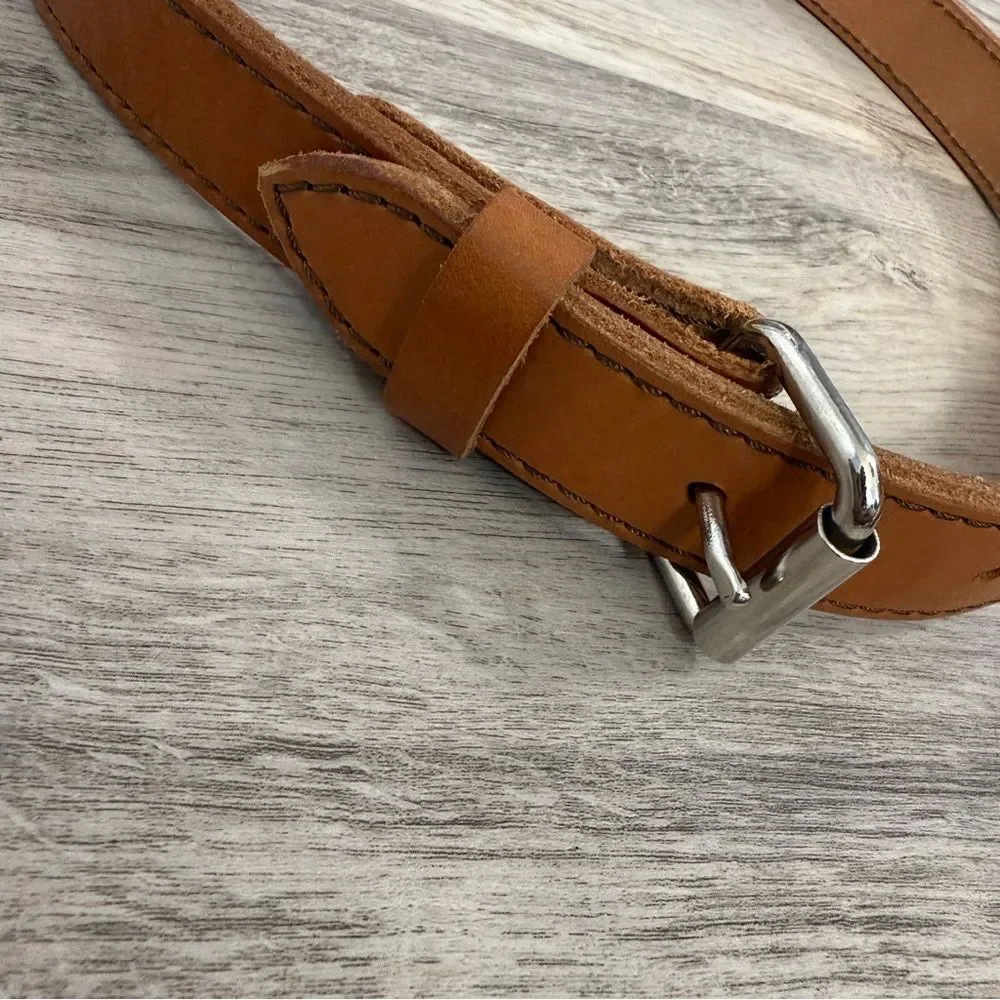 Crossbreed Unisex Heavy Duty Classic Tan Gun Holster Leather Belt Size 35